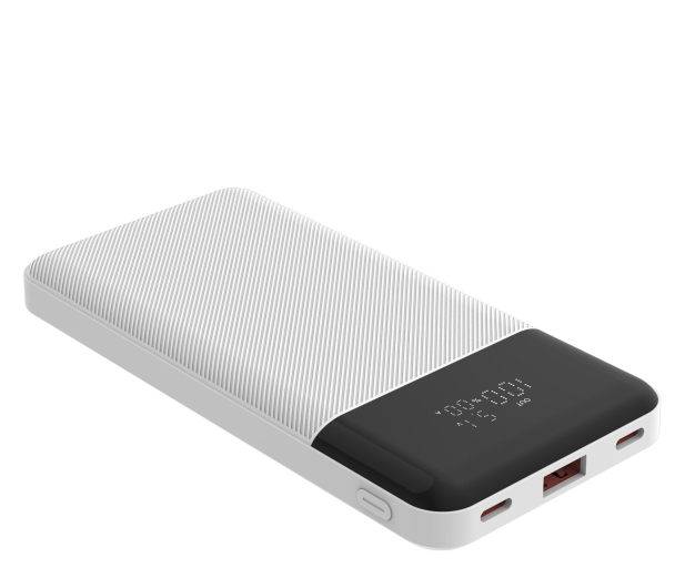 Silver Monkey Powerbank Smart 10 000 mAh 22.5W Biały - 1481439 - zdjęcie 2